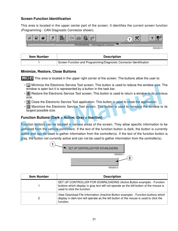 Alternative view of New Holland TM Series Tractor Electronic Service Tool User Manual 87033671