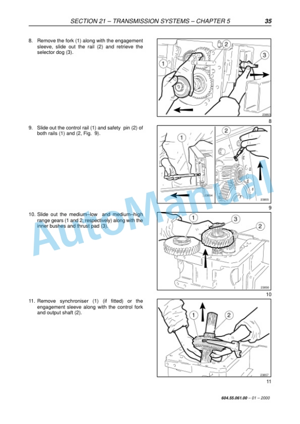Alternative view of New Holland TM Series Tractor Repair Manual 6045506100