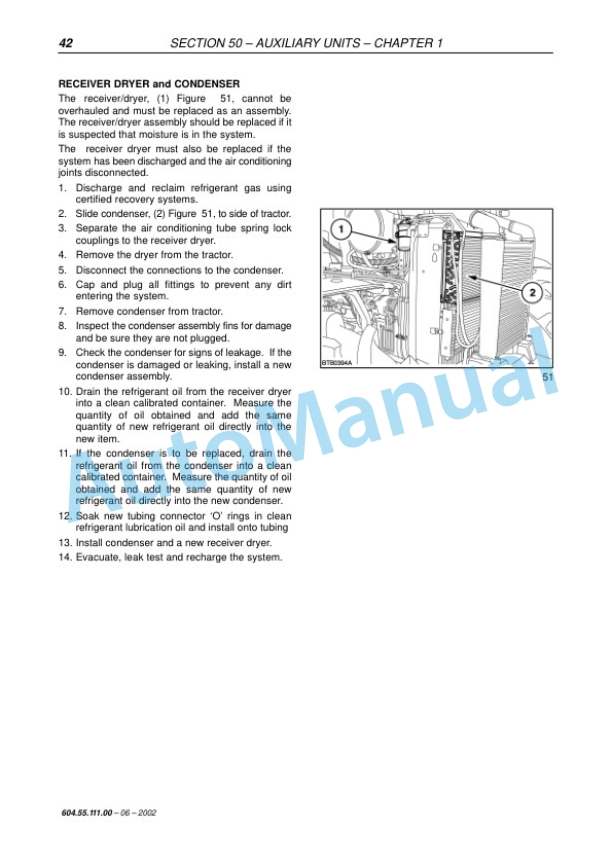 Alternative view of New Holland TM Series Tractor Repair Manual 6045511102