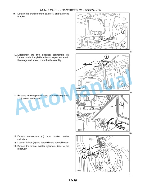 Alternative view of New Holland TM Series Tractor Repair Manual 87015506