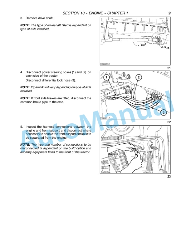 Alternative view of New Holland TM120, TM130, TM140, TM155, TM175, TM190 Tractor Repair Manual 87611239
