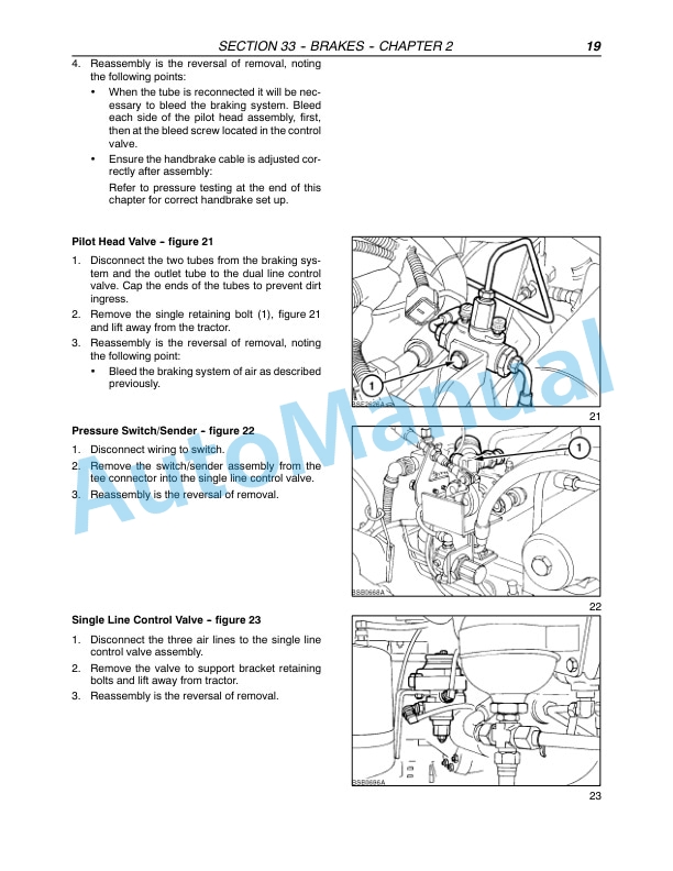 New Holland TM120, TM130, TM140, TM155, TM175, TM190 Tractor Repair Manual 87611242-2