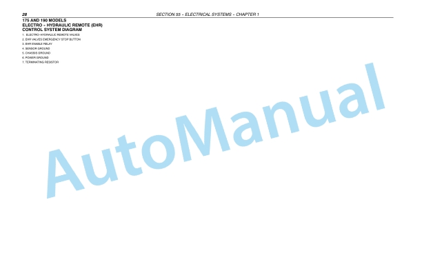 New Holland TM120, TM130, TM140, TM155, TM175, TM190 Tractor Repair Manual 87611244-2