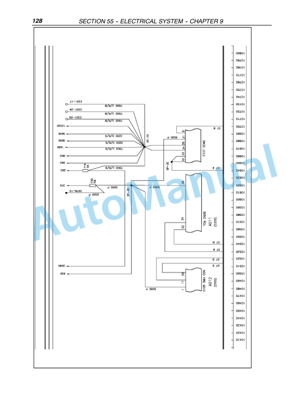 New Holland TM120, TM130, TM140, TM155, TM175, TM190 Tractor Repair Manual 87611245-3