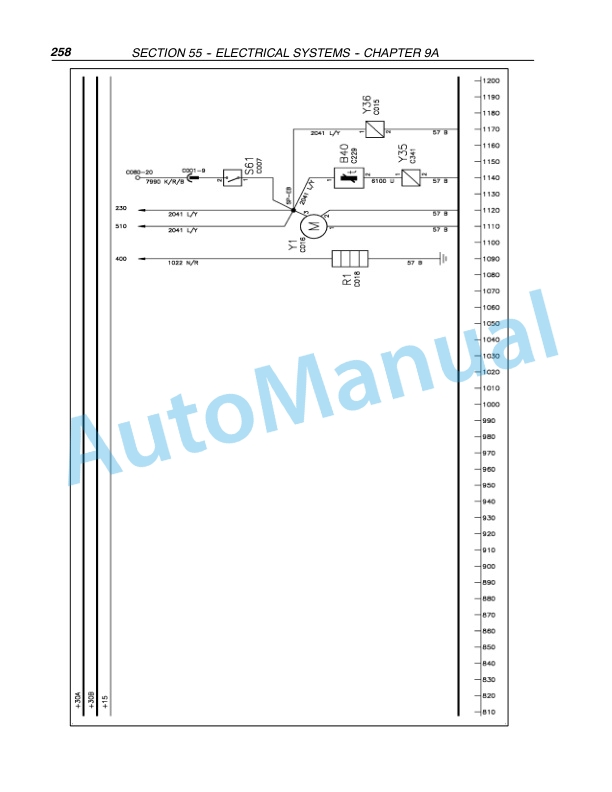 New Holland TM120, TM130, TM140, TM155, TM175, TM190 Tractor Repair Manual 87611246-5
