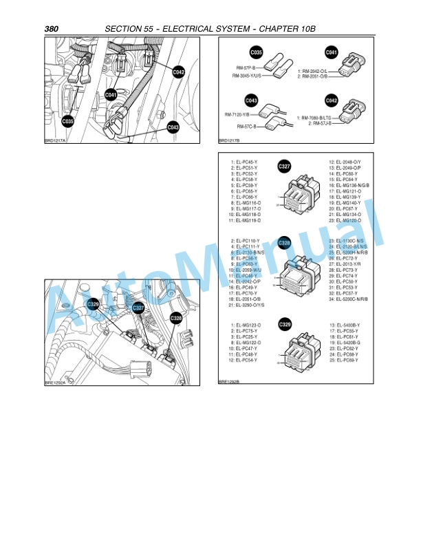 New Holland TM120, TM130, TM140, TM155, TM175, TM190 Tractor Repair Manual 87611254-2