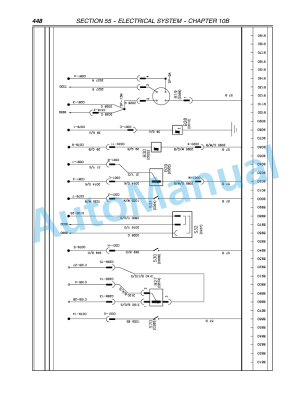 New Holland TM120, TM130, TM140, TM155, TM175, TM190 Tractor Repair Manual 87611254-3
