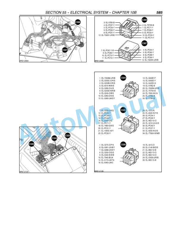 New Holland TM120, TM130, TM140, TM155, TM175, TM190 Tractor Repair Manual 87611254-5
