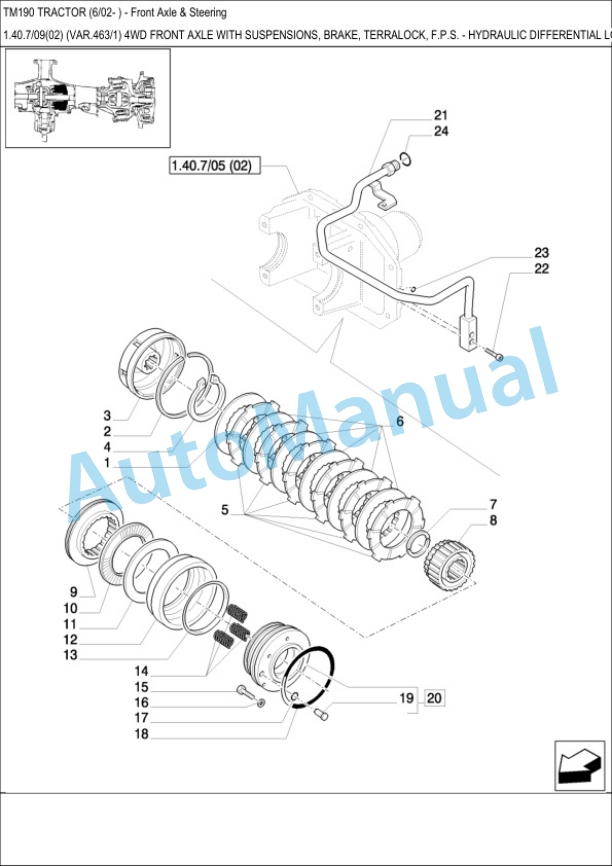 New Holland TM190 Tractor Parts Catalogue-3