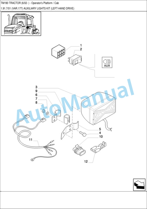 New Holland TM190 Tractor Parts Catalogue-5