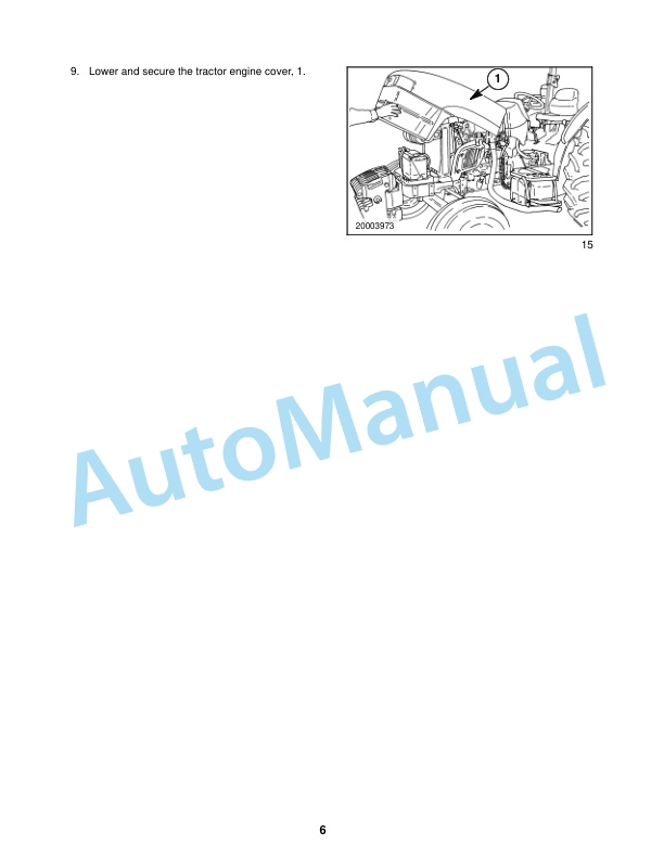 New Holland TN Series Installation Instruction Supplement 86620160-3