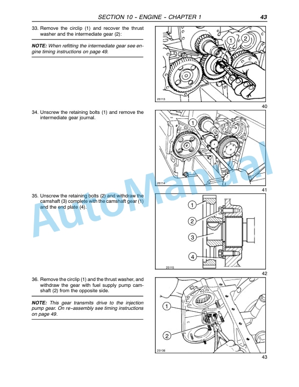 New Holland TN55, TN65, TN70, TN75 Tractor Repair Manual 87034093-3