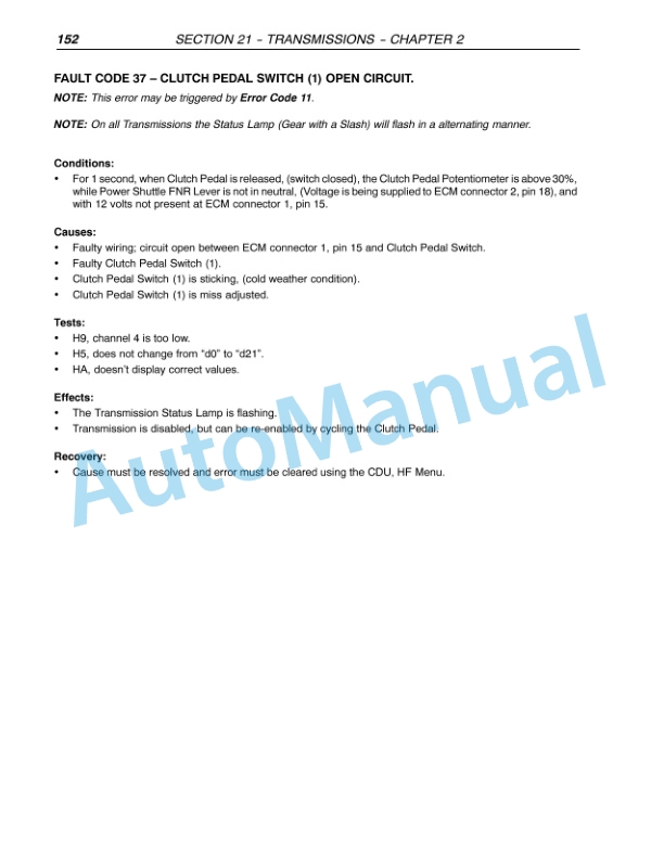 New Holland TN55, TN65, TN70, TN75 Tractor Repair Manual 87034094-4