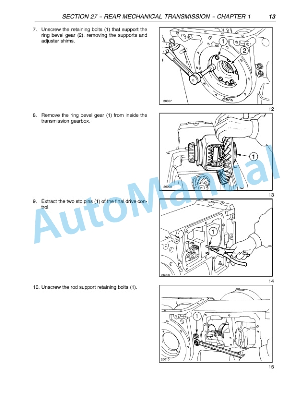 New Holland TN55, TN65, TN70, TN75 Tractor Repair Manual 87034095-4