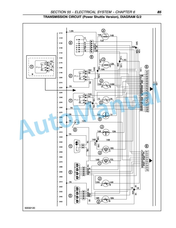 New Holland TN55, TN65, TN70, TN75 Tractor Repair Manual 87034097-5