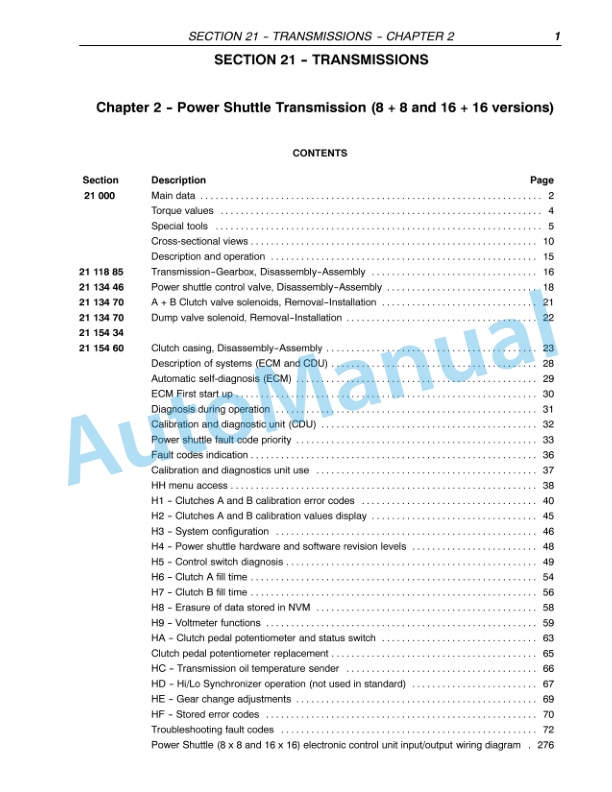 Alternative view of New Holland TN55, TN65, TN70, TN75 Tractor Repair Manual 87034098