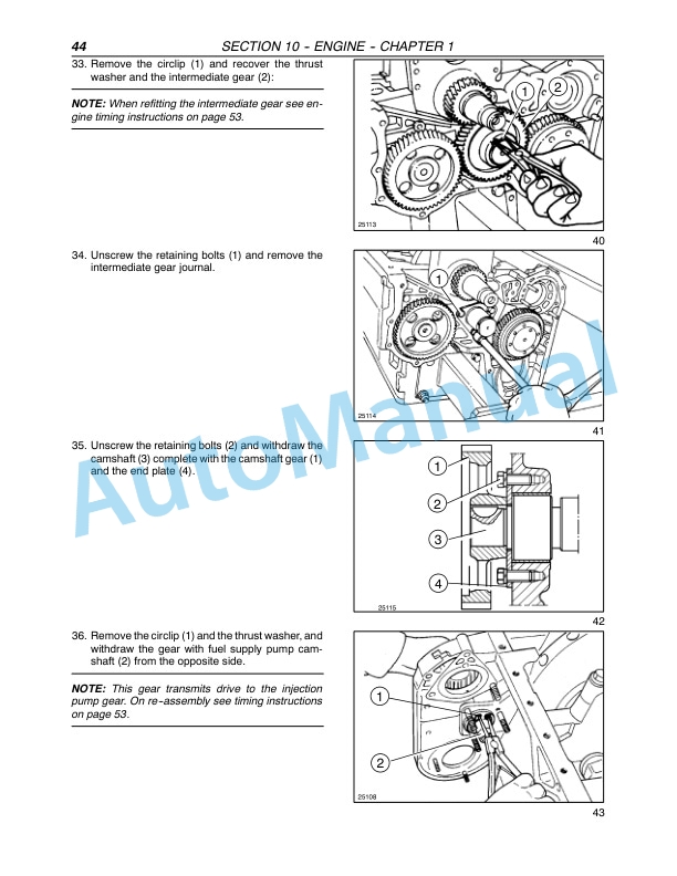 New Holland TN55D, TN55S, TN65D, TN65S, TN70D, TN70S, TN75D, TN75S Tractor Repair Manual 87059381-3