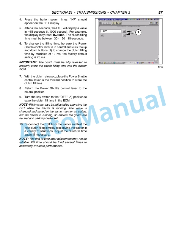 New Holland TN55D, TN55S, TN65D, TN65S, TN70D, TN70S, TN75D, TN75S Tractor Repair Manual 87059382-3