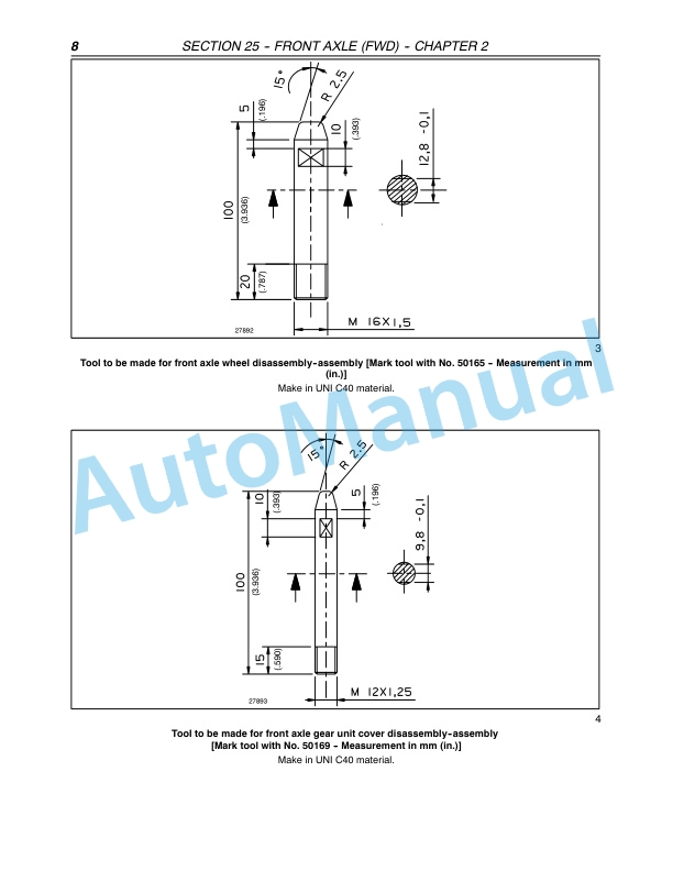New Holland TN55D, TN55S, TN65D, TN65S, TN70D, TN70S, TN75D, TN75S Tractor Repair Manual 87059383-4