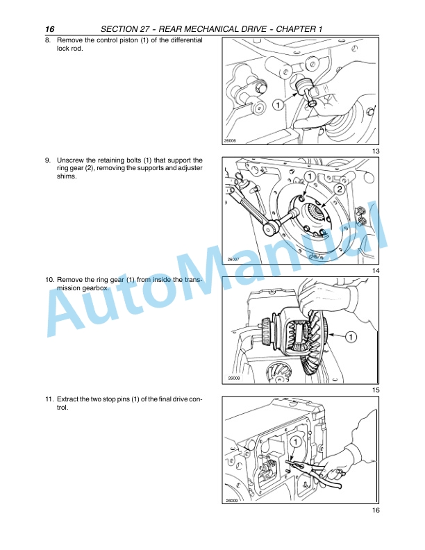 New Holland TN55D, TN55S, TN65D, TN65S, TN70D, TN70S, TN75D, TN75S Tractor Repair Manual 87059383-5
