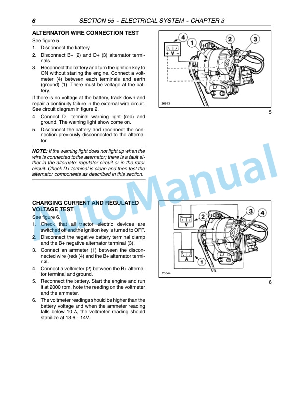 New Holland TN55D, TN55S, TN65D, TN65S, TN70D, TN70S, TN75D, TN75S Tractor Repair Manual 87059385-5