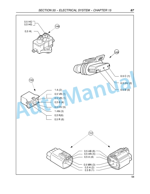New Holland TN55D, TN55S, TN65D, TN65S, TN70D, TN70S, TN75D, TN75S Tractor Repair Manual 87059387-3
