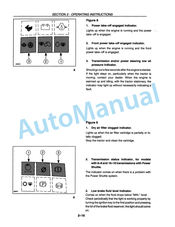 New Holland TN55D, TN65D, TN55S, TN65S, TN75S Operation and Maintenance Manual 86572984-2