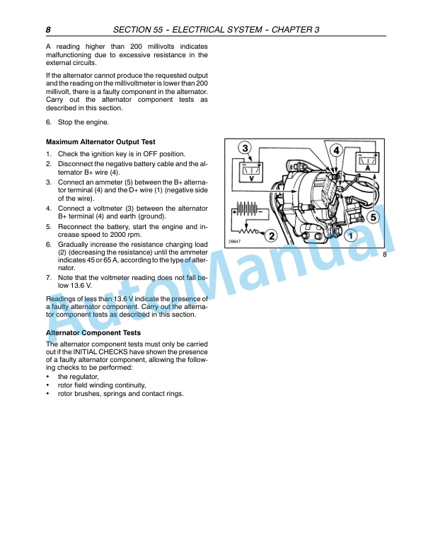 New Holland TN60A, TN70A, TN75A, TN85A, TN95A Tractor Repair Manual 87393901-2