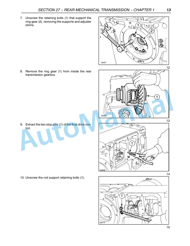 New Holland TN60A, TN70A, TN75A Tractor Repair Manual 87047548-4