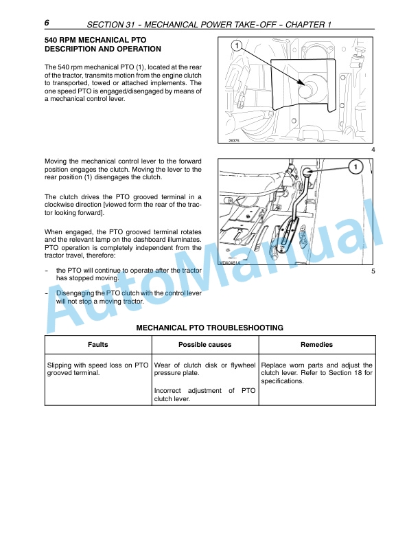 New Holland TN60A, TN70A, TN75A Tractor Repair Manual 87047548-5