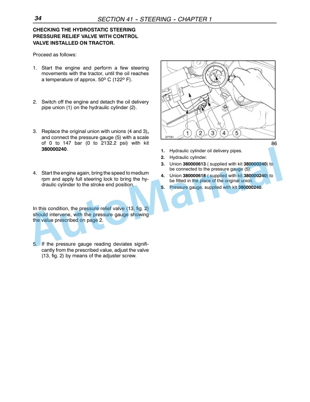 New Holland TN60A, TN70A, TN75A Tractor Repair Manual 87047549-5