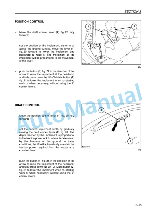 New Holland TN60A, TN70A, TN80A Tractor Operation and Maintenance Manual 47134411-3