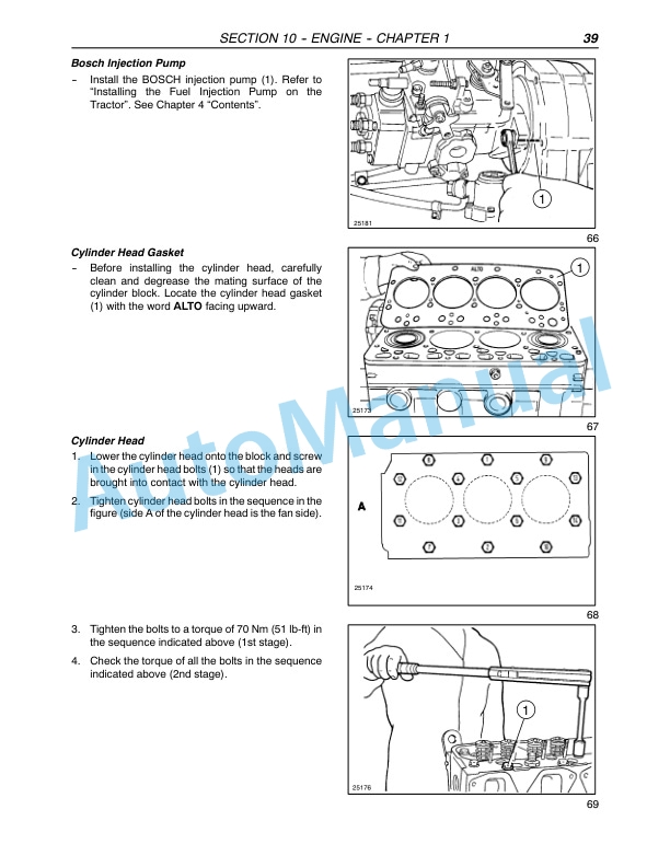 New Holland TN60DA, TN60SA, TN70DA, TN70SA, TN75DA, TN75SA, TN85DA, TN95DA Tractor Repair Manual 87393596-2