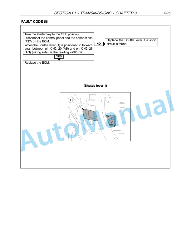 New Holland TN60DA, TN60SA, TN70DA, TN70SA, TN75DA, TN75SA Tractor Repair Manual 87048069-5