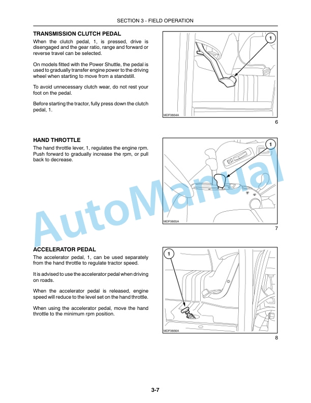 New Holland TN60SA, TN70SA, TN75SA Tractor Operation and Maintenance Manual 87552876-3