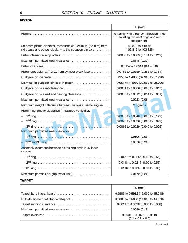 New Holland TN60VA, TN75VA, TN95VA Tractor Repair Manual 87352280-2