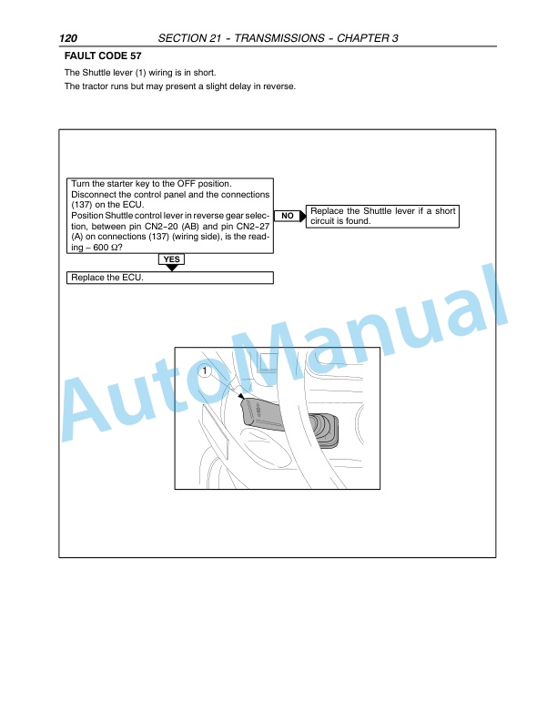 New Holland TN60VA, TN75VA, TN95VA Tractor Repair Manual 87352281-4
