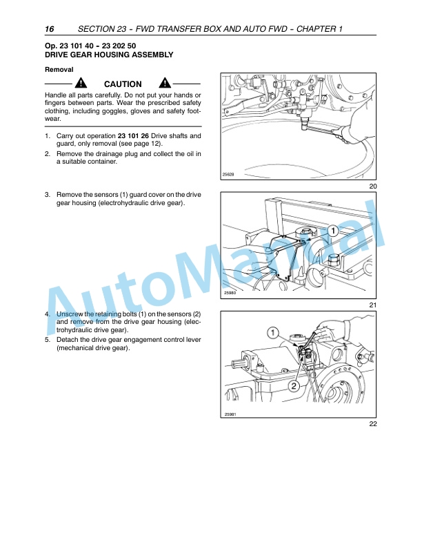 New Holland TN60VA, TN75VA, TN95VA Tractor Repair Manual 87352281-5