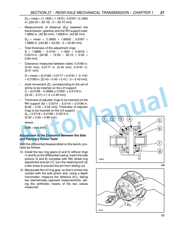New Holland TN60VA, TN75VA, TN95VA Tractor Repair Manual 87352282-5