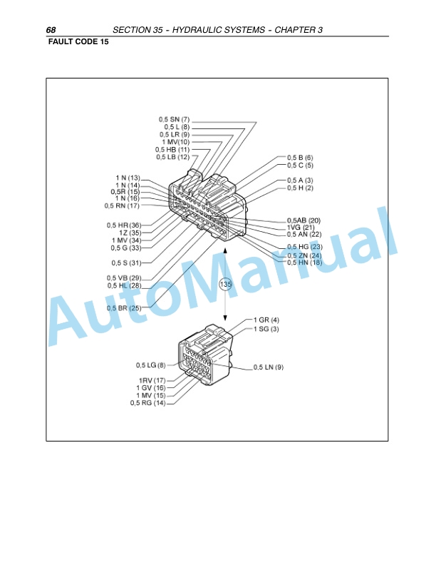 New Holland TN60VA, TN75VA, TN95VA Tractor Repair Manual 87352283-4