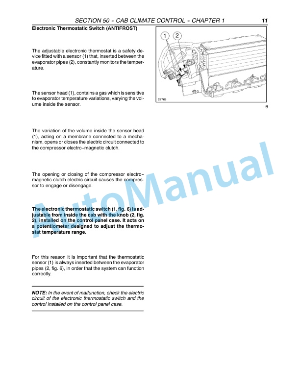 New Holland TN60VA, TN75VA, TN95VA Tractor Repair Manual 87352284-3