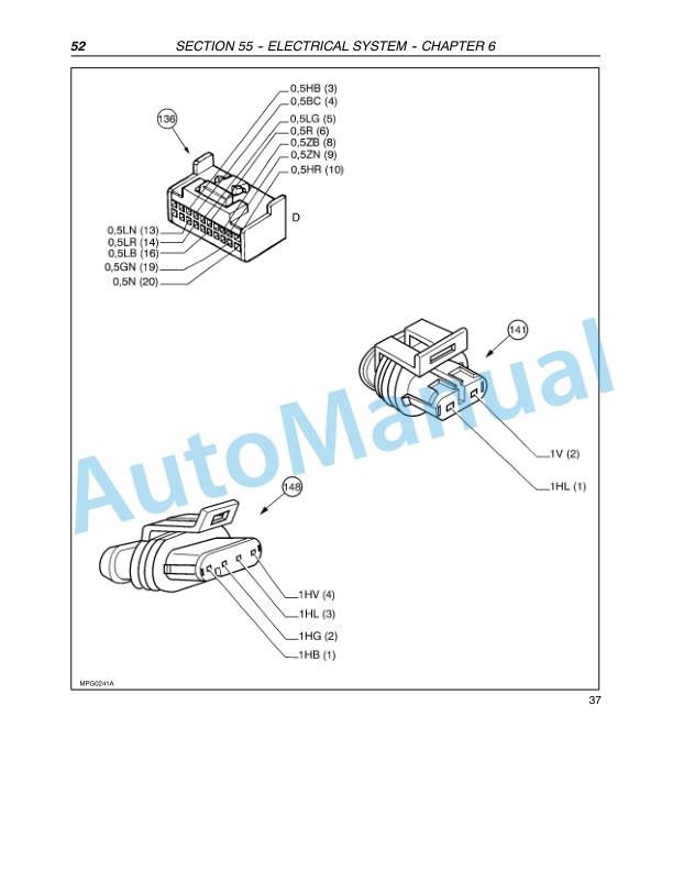 New Holland TN60VA, TN75VA, TN95VA Tractor Repair Manual 87352285-2