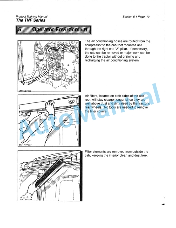 New Holland TN65F, TN75F, TN90F Feature Product Manual 86579621-4