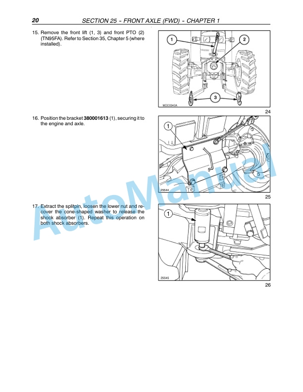 New Holland TN75FA, TN85FA, TN95FA Tractor Repair Manual 87051830-4