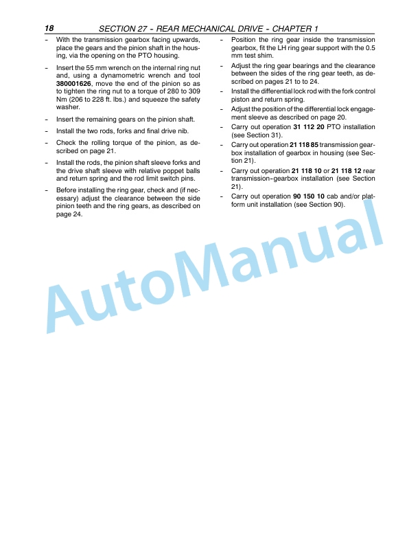 New Holland TN75FA, TN85FA, TN95FA Tractor Repair Manual 87051830-5