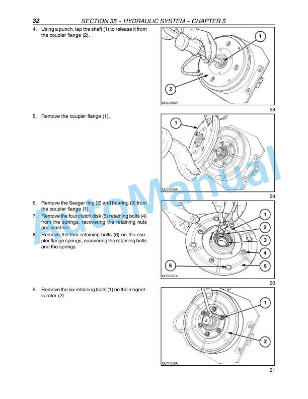 New Holland TN75FA, TN85FA, TN95FA Tractor Repair Manual 87051831-3