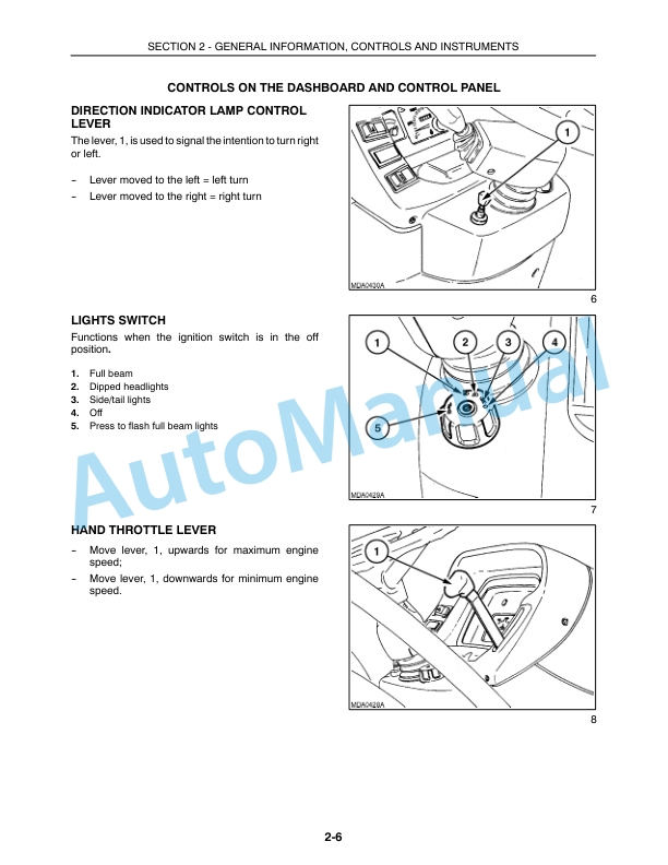 Alternative view of New Holland TN85A, TN95A Tractor Operation and Maintenance Manual 87576340
