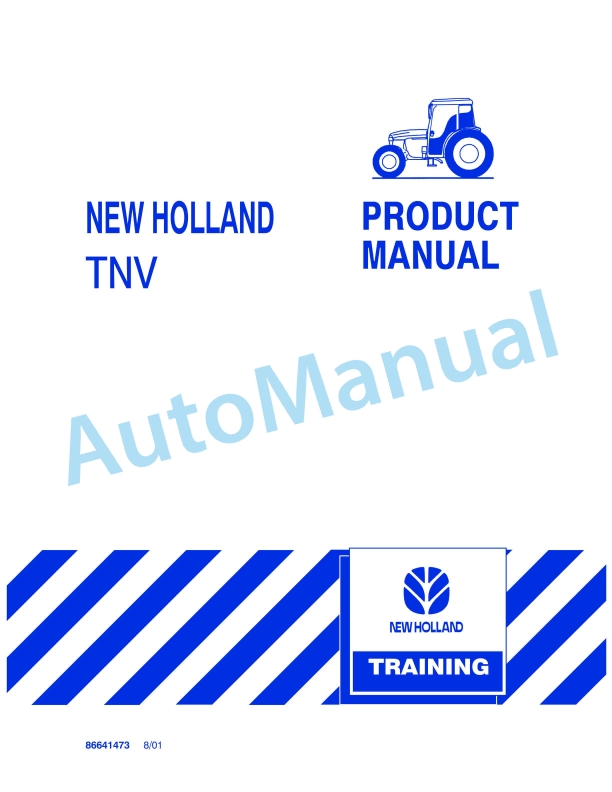 New Holland TNV Product Manual 86641473