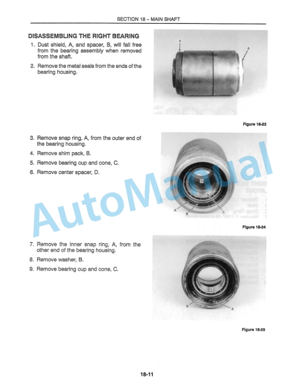 New Holland TR86, TR87, TR88 Combine Repair Manual 40008618-4