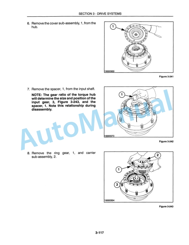 New Holland TR89, TR99 Repair Manual 86589290-4